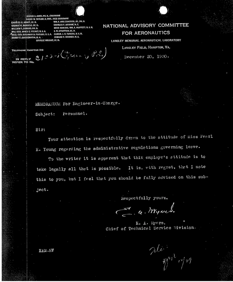 A scanned file reads 'this employee's attitude is to take legally all that is possible.'